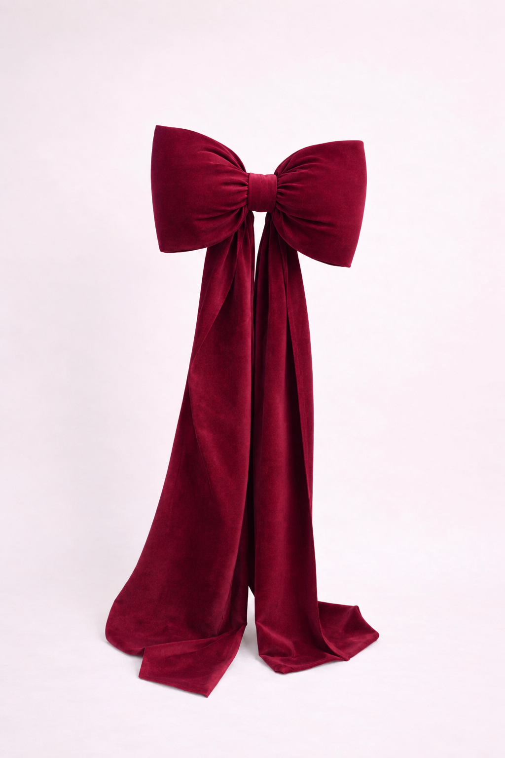 Kokarda welurowa 30x60 cm, zwis 150/200 cm.
