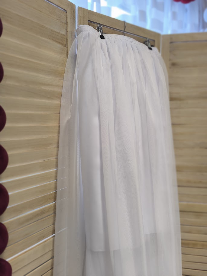 Falbana woalowa wysokość 150cm szerokość 300cm