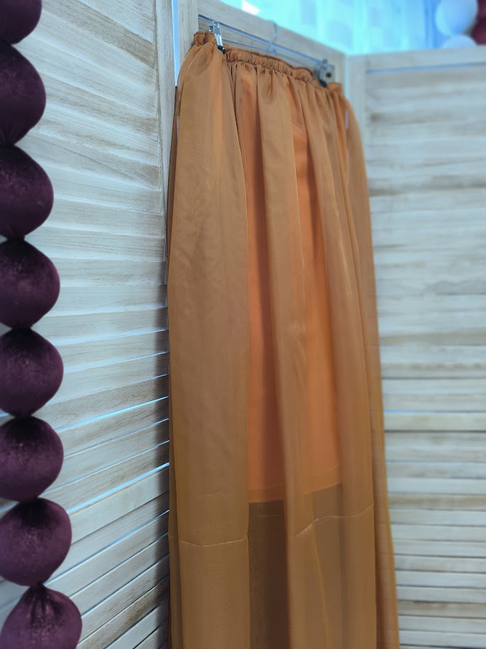 Falbana woalowa wysokość 150 cm szerokość 300 cm
