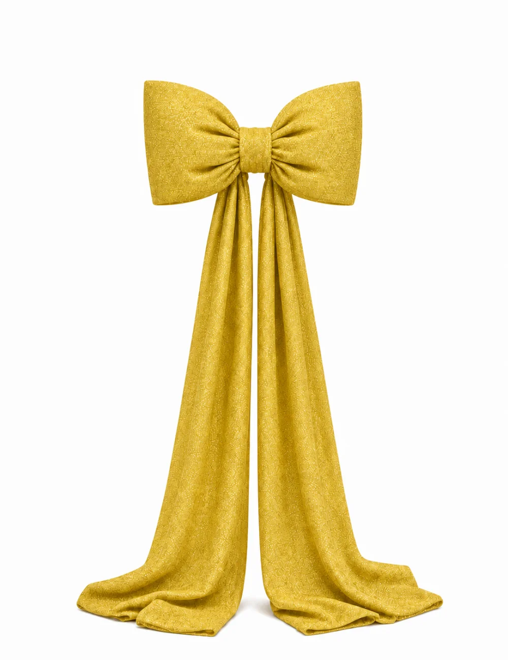 Kokarda 30x60 cm, zwis 150 cm Glamour Złoty
