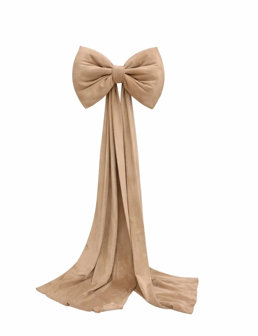 Kokarda 50×70 zwis 200 cm materiał velur Beż