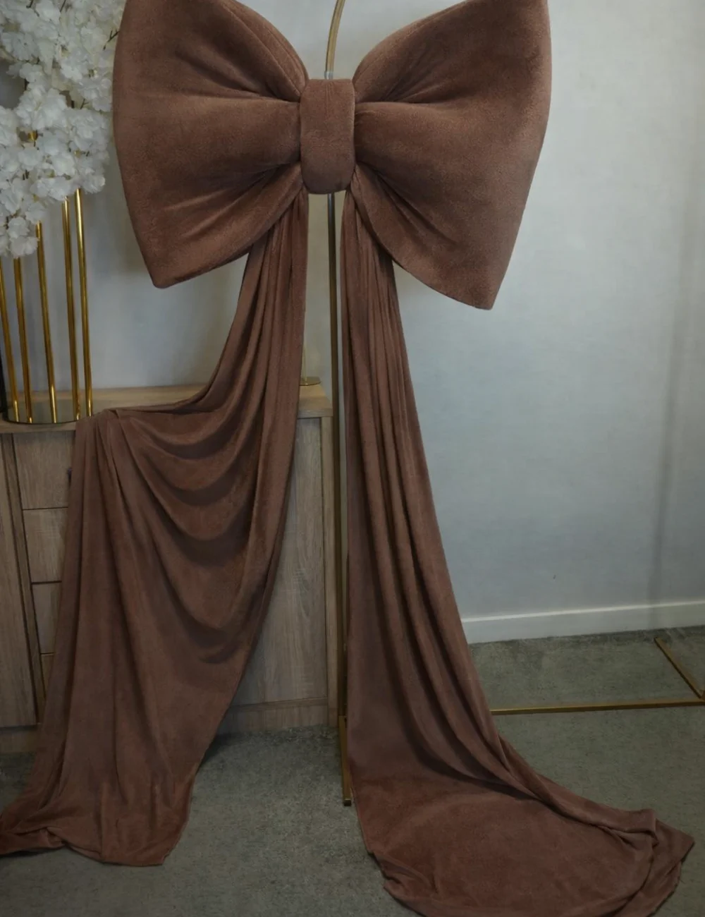 Kokarda Welur Gigant 60×90 cm, zwis 200 Czekolada